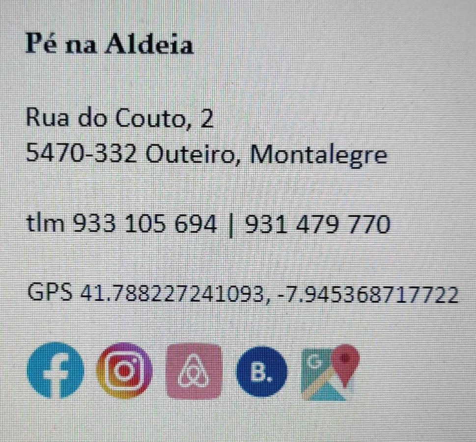 Pe Na Aldeia Villa Outeiro  Kültér fotó